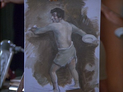 Colonel Potter's Painting of Klinger from The More I See You