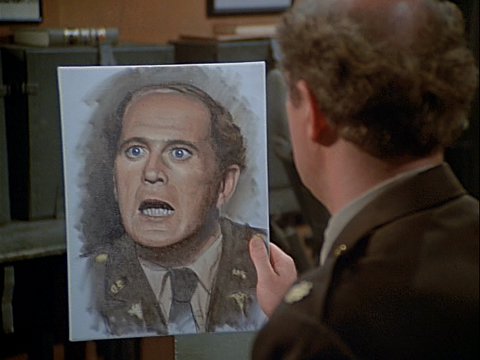 Colonel Potter's Painting of Charles from The Winchester Tapes