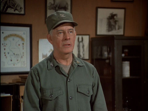 Screenshot featuring Harry Morgan as Colonel Potter
