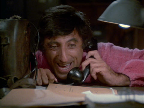 A sick Klinger on the phone