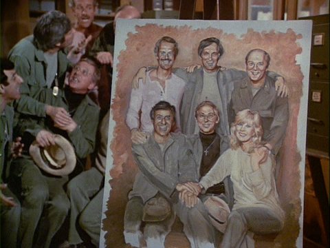 Colonel Potter's Painting of The Cast from Picture This