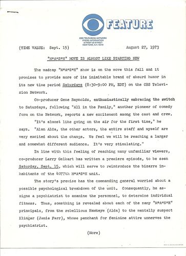 1973 Press Release
