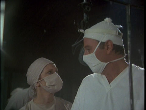 Nurse Johnson and Frank in the O.R.