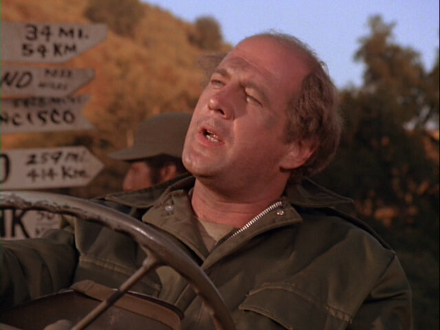 Still from the M*A*S*H episode They Call the Wind Korea showing Charles.