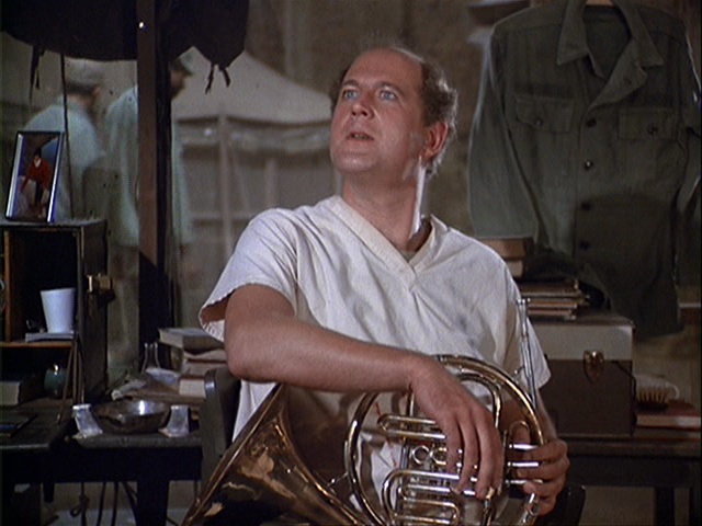 Still from the MASH episode The Smell of Music showing Charles.