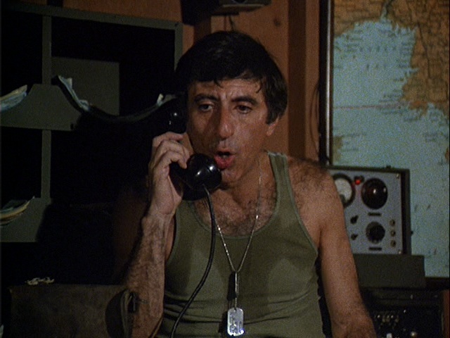 Still from the MASH episode No Sweat showing Klinger.