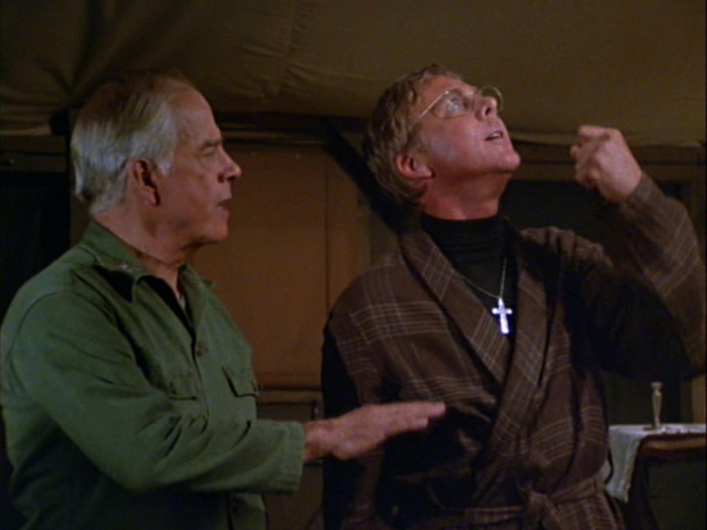 Still from the MASH episode Captains Outrageous.
