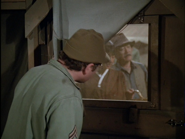 Still from the MASH episode The Price showing Radar.