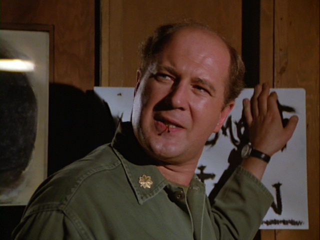 Still from the MASH episode Cementing Relationships showing Charles.