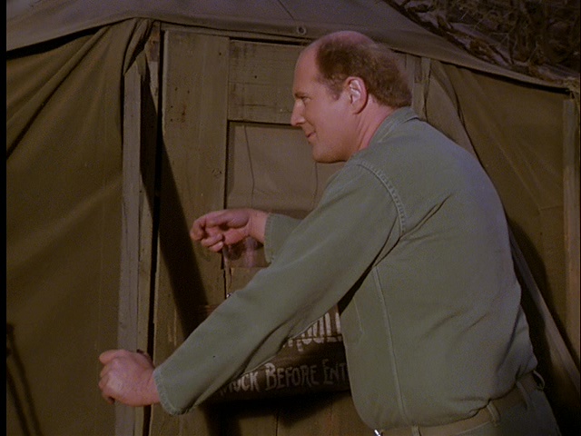 Still from the MASH episode The Best of Enemies showing Charles.