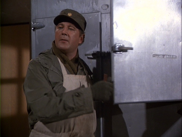 Still from the MASH episode Twas The Day After Christmas showing Charles.