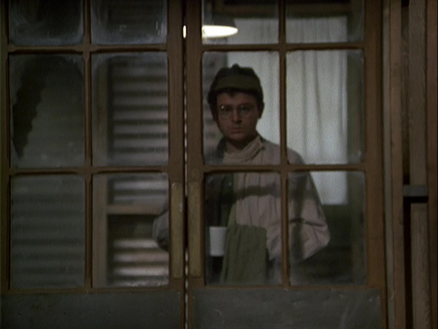 Still from the MASH episode O.R. showing Radar.