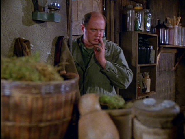 Still from the MASH episode The Tooth Shall Set You Free showing Charles.