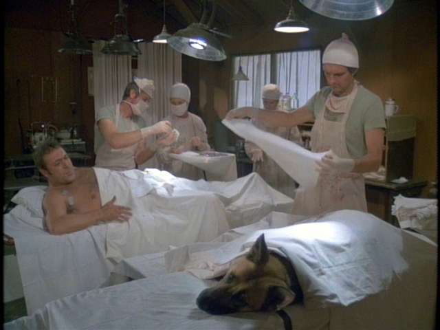 Still from the MASH episode Mulcahy's War.