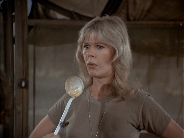 Still from the MASH episode Major Topper showing Margaret.