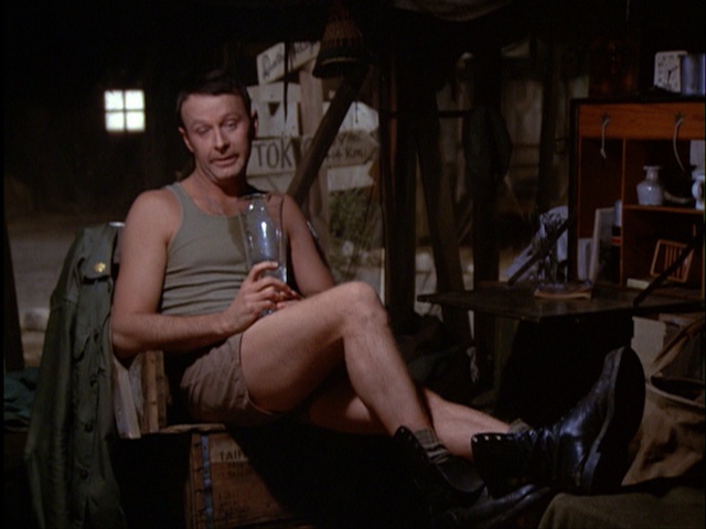 Still from the MASH episode Dear Dad, Again showing Frank.