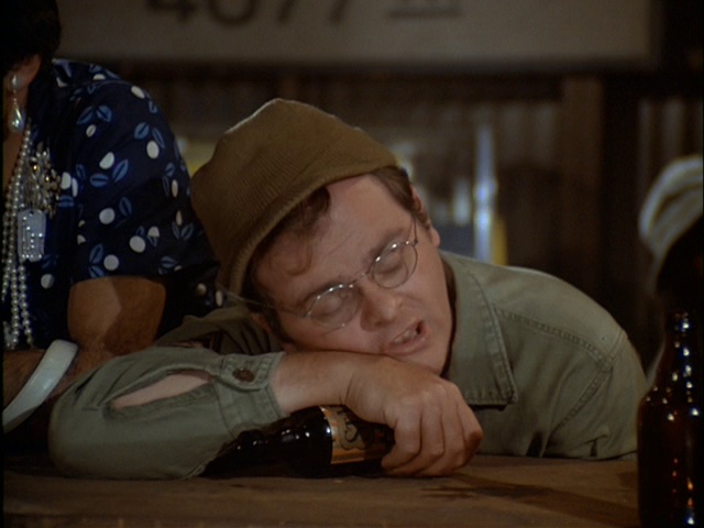 Still from the MASH episode Mail Call Three showing Radar.