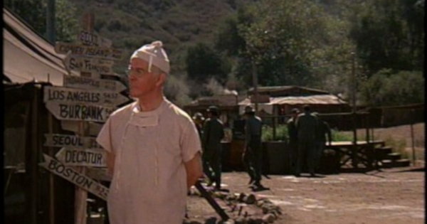 Partial still from an unidentified episode of MASH.