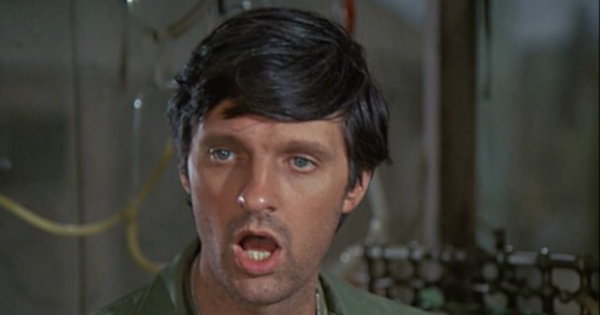 Partial still from an unidentified MASH episode.