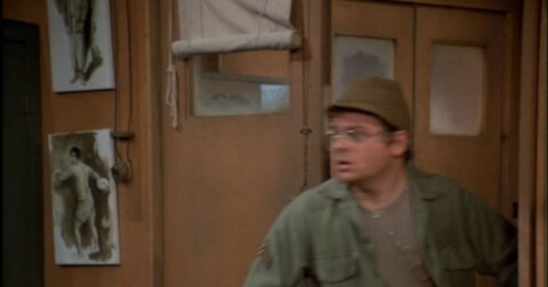Partial still from an unidentified MASH episode.