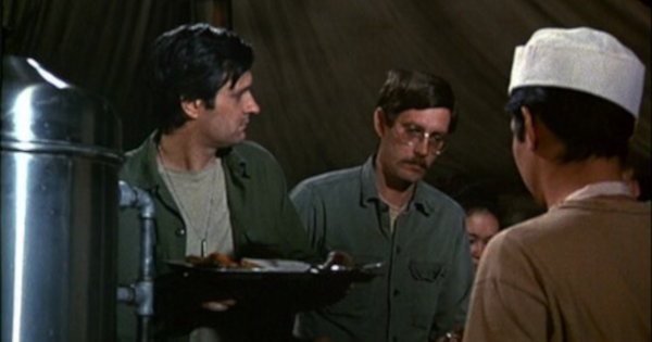 Partial still from an unidentified episode of MASH.
