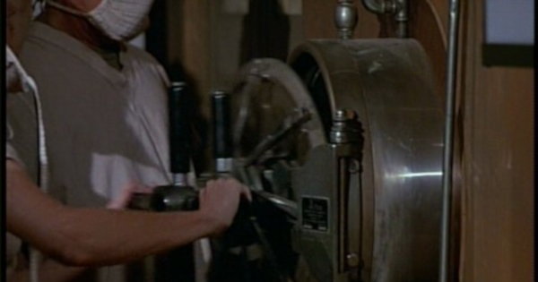 Partial still from an unidentified episode of MASH.