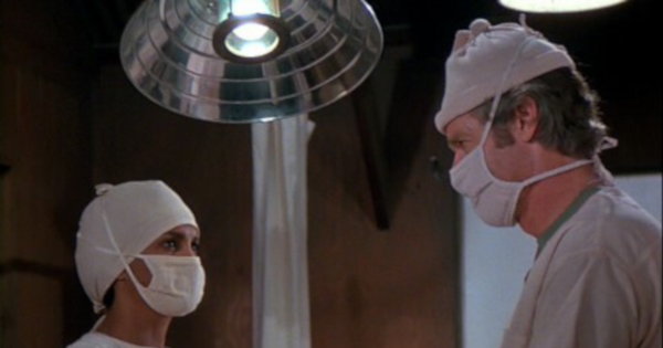Partial still from an unidentified episode of MASH.