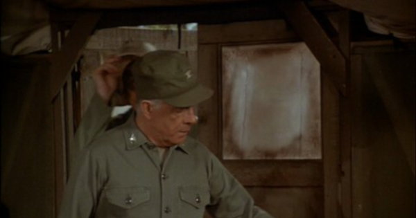 Partial still from an unidentified episode of MASH.
