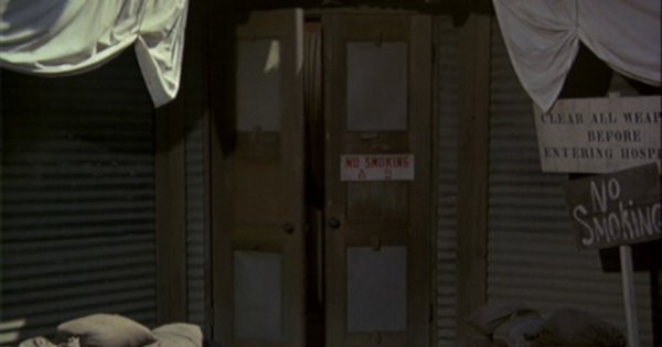 Partial still from an unidentified episode of MASH.