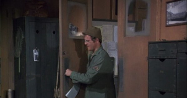 Partial still from an unidentified episode of MASH.