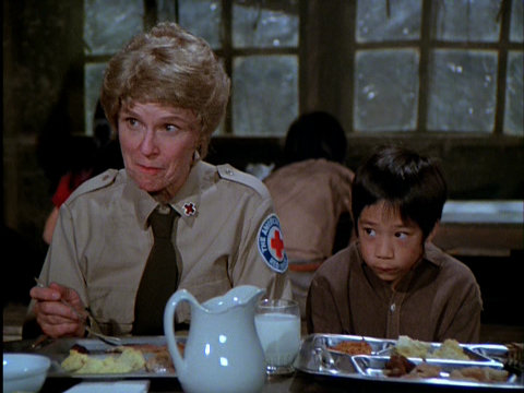Image of actress Jane Connell, from the M*A*S*H episode Old Soldiers