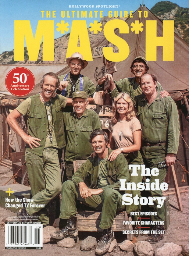 Scan of the front cover to Hollywood Spotlight: The Ultimate Guide to M*A*S*H