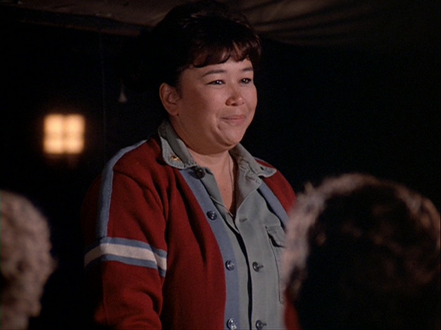 Kellye Nakahara in the M*A*S*H episode Goodbye, Farewell and Amen
