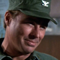 Image from the M*A*S*H episode Quo Vadis, Captian Chandler showing Colonel Flagg.